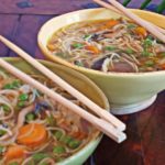 Shiitake Austernpilz Suppe
