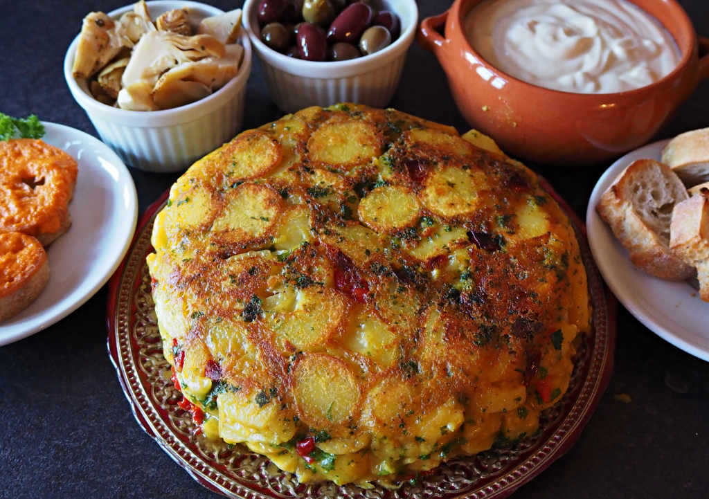 Tortilla española - Spanisches Omelett Rezept by Veganolo